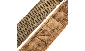 Soft Padded Reflective Dog Harness No Pull Brown soft padded reflective dog harness with no-pull design, enhanced visibility with adjustable straps, comfortable fit.