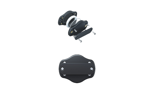 AirTag protective cover with a paw print design, universal fit for dog collars, anti-theft screw to hold AirTags.