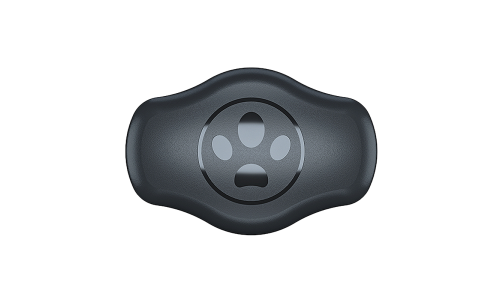 AirTag protective cover with a paw print design, universal fit for dog collars, designed to securely hold AirTags.
