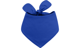 Cotton Dog Bandana Blue cotton Dog Bandana with a knot tie, easy to wash, suitable for dogs and cats, lightweight for pets comfort.