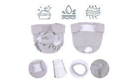 Premium Washable Dog Diaper for Female Dogs