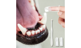 Complete Dog Oral Care Set: Toothbrush, 2 Finger Brushes & Vanilla Toothpaste Complete Dog Oral Care Set: Toothbrush, 2 Finger Brushes & Vanilla Toothpaste