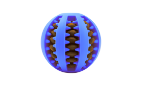 Interactive Dog Treat Dispenser Ball – Rubber Chew Dog Toy for Enrichment