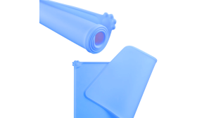 Waterproof Silicone Dog Feeding Mat with Raised Edges - Perfect Pet Bowl Mat