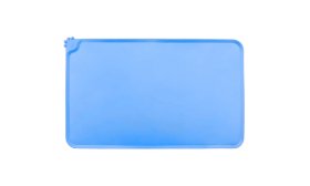 Waterproof Silicone Dog Feeding Mat with Raised Edges - Perfect Pet Bowl Mat